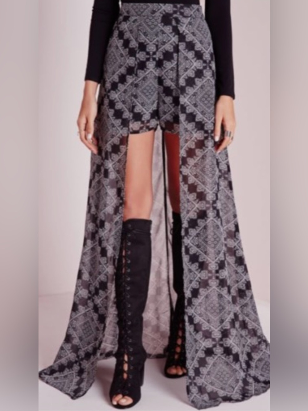 NWT Missguided maxi short skirt